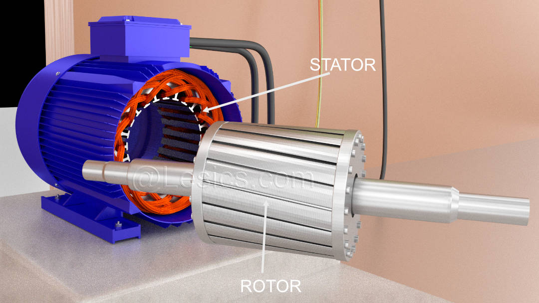 Motor working squirrel cage principle induction Squirrel Cage