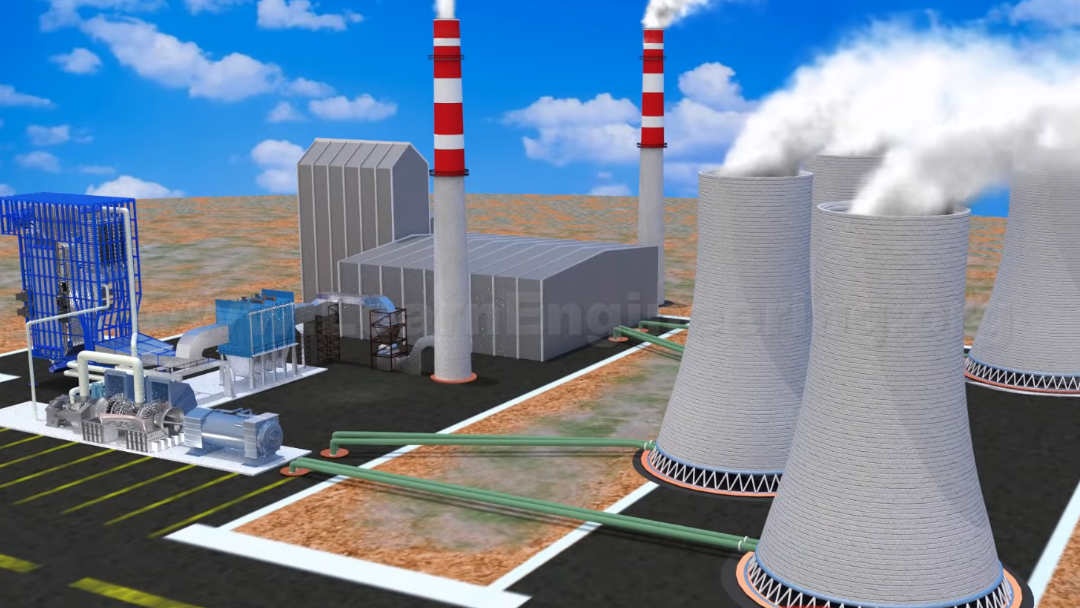 How does a thermal power plant work?